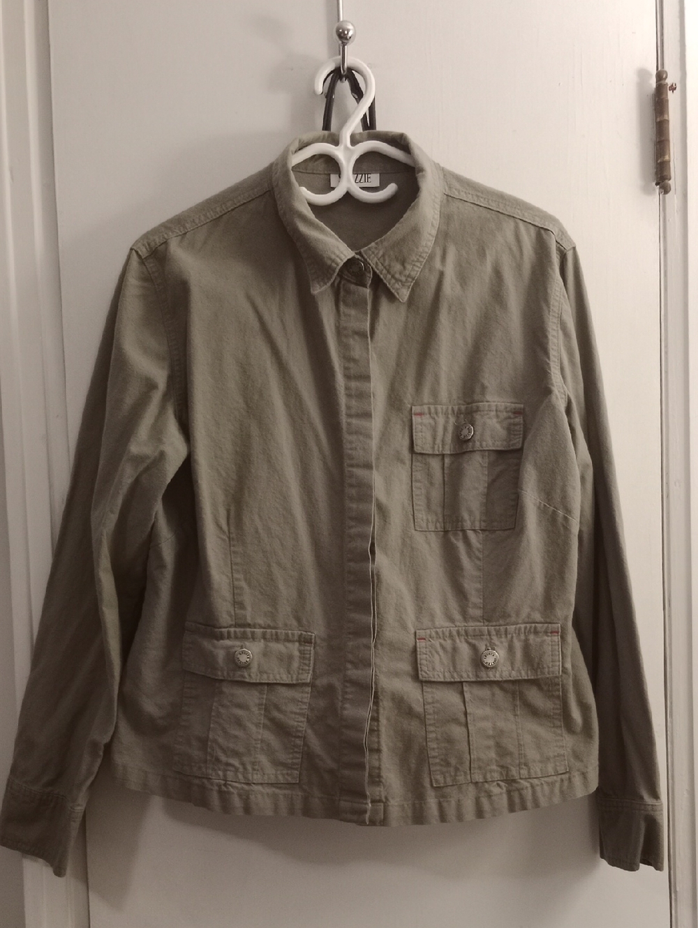 Women's Olive Green Military Field Jacket